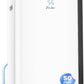 FreAire 54Pint Dehumidifier for 4500Sq.Ft, Compressor Dehumidifiers for Home, Front Humidity Value Display&Quiet Dehumidifier for Basement, Bedroom, Bathroom, with Drain Hose, 1.13 Gallon Water Tank