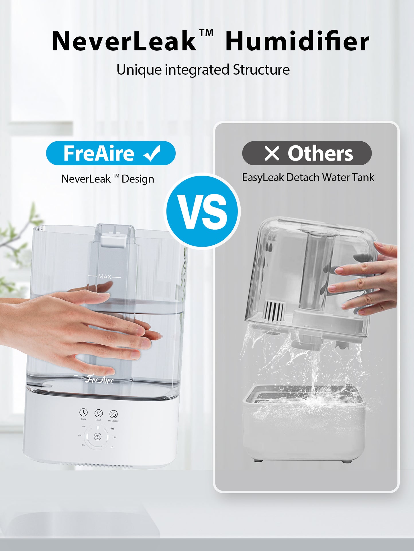 Freaire Cool Mist Humidifiers for Bedroom