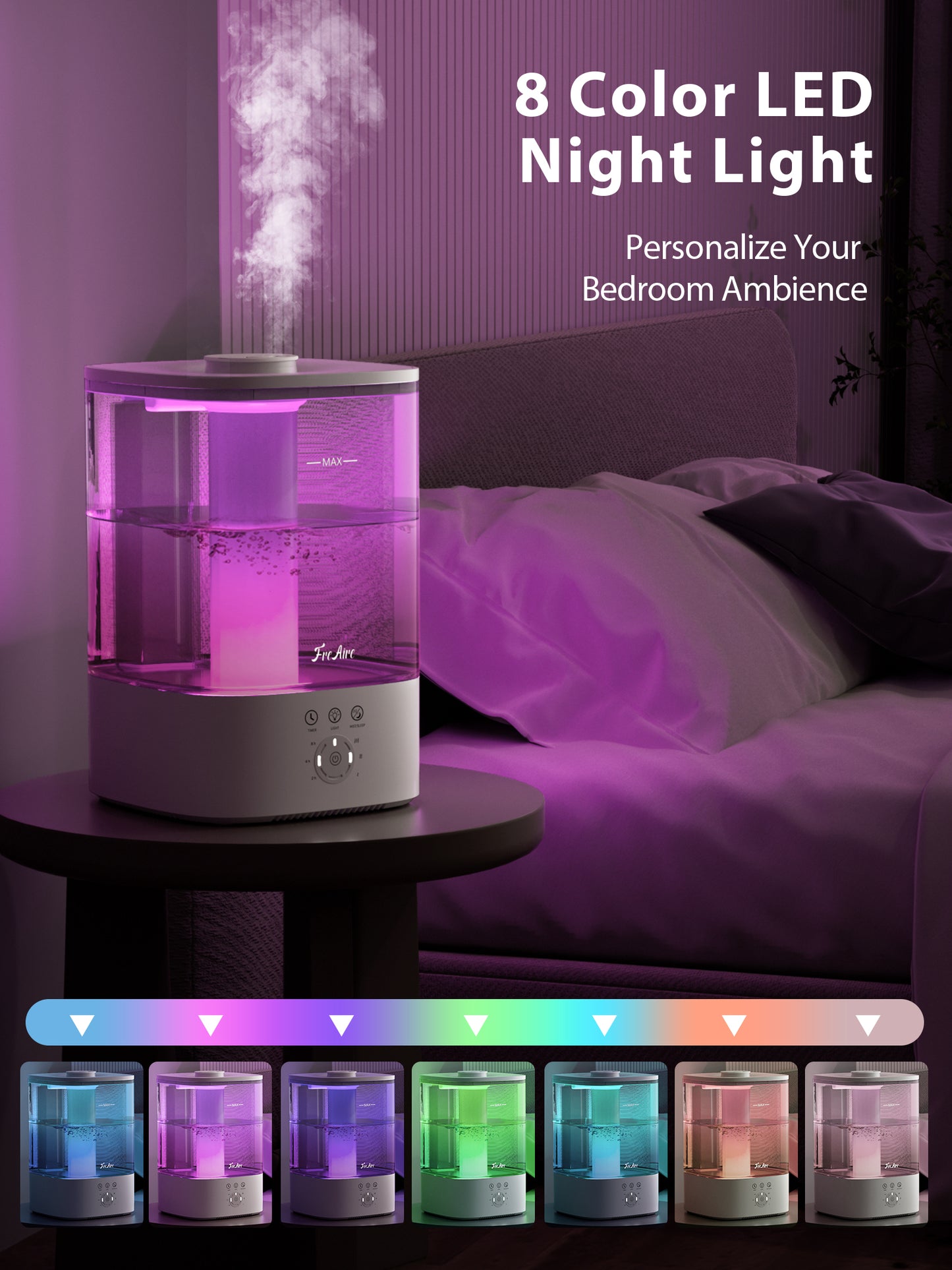 Freaire Cool Mist Humidifiers for Bedroom