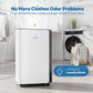 FreAire 54Pint Dehumidifier for 4500Sq.Ft, Compressor Dehumidifiers for Home, Front Humidity Value Display&Quiet Dehumidifier for Basement, Bedroom, Bathroom, with Drain Hose, 1.13 Gallon Water Tank